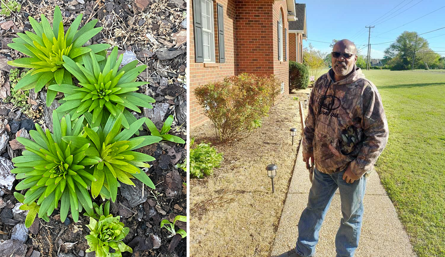 Marvin Anderson on his front lawn at his home in Virginia. (Image: Courtesy of Marvin Anderson)