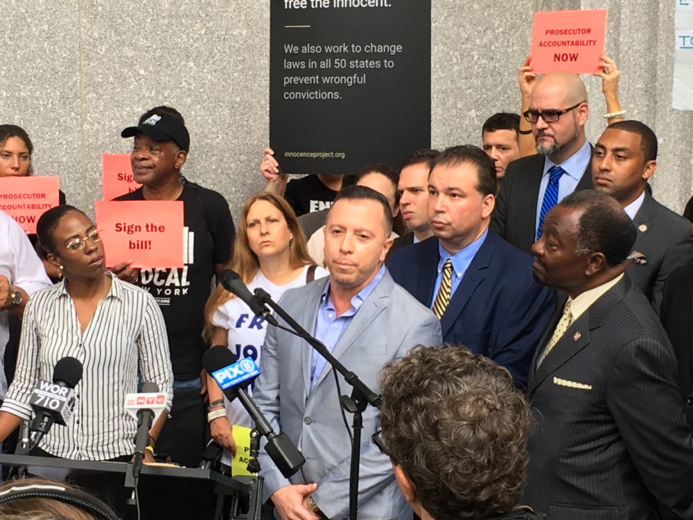 Coalition of Exonerees and State Lawmakers Urge Gov. Cuomo to Sign Bill that would Establish Commission on Prosecutorial Conduct