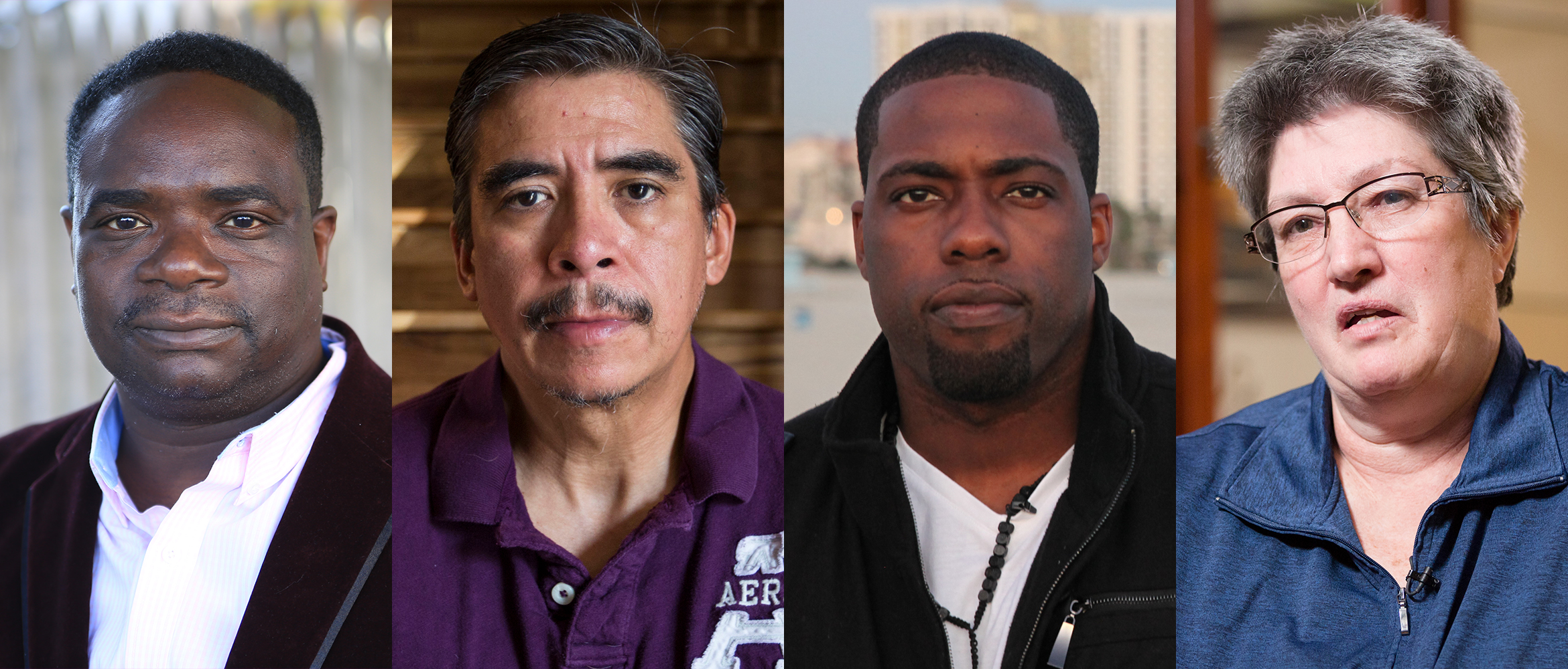 Rodney Roberts, Chris Ochoa, Brian Banks, and JoAnn Taylor.