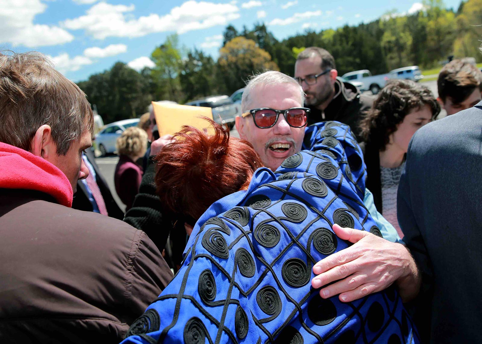 Keith Allen Harward released from prison on April 8, 2016 (Photo by: Richmond Times-Dispatch)