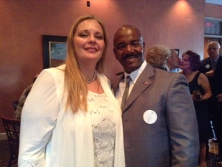 Michelle Murphy with fellow exoneree Cornelius Dupree