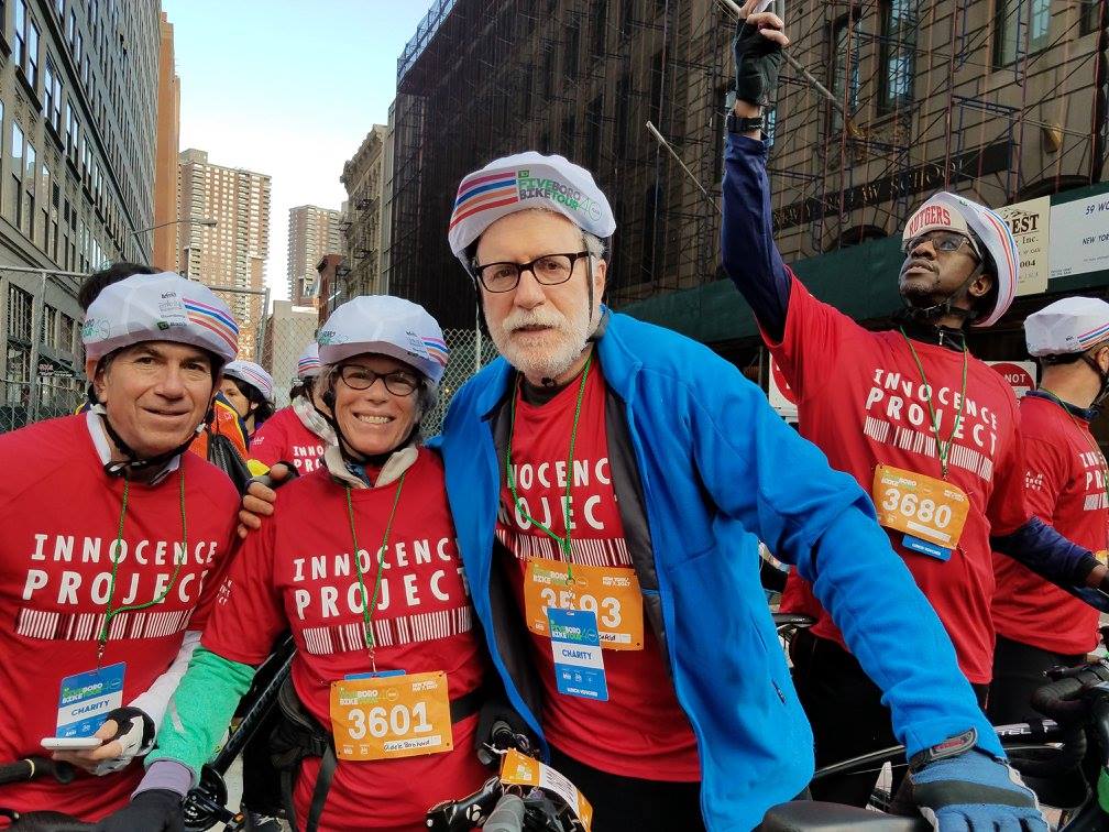Riders including co-founder Peter Neufeld and his wife Adele Bernhard.