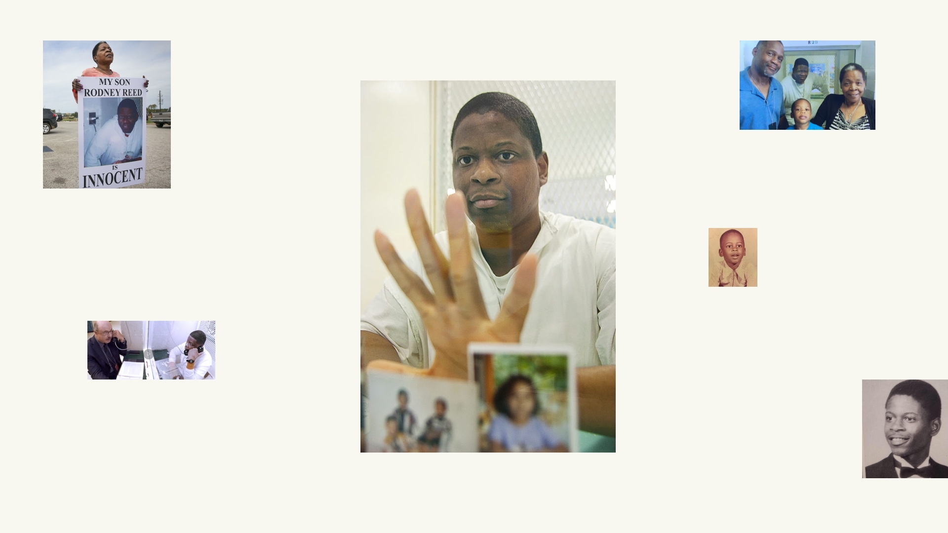 Rodney Reed photo montage. Dec 2020. 