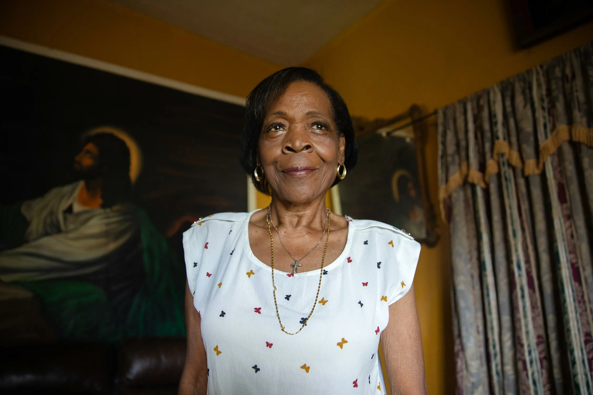 Sandra Reed, mother of Rodney Reed who remains on death row for a crime he didn't commit, in her home on Texas in May 2023. (Image: Montinique Monroe/Innocence Project)