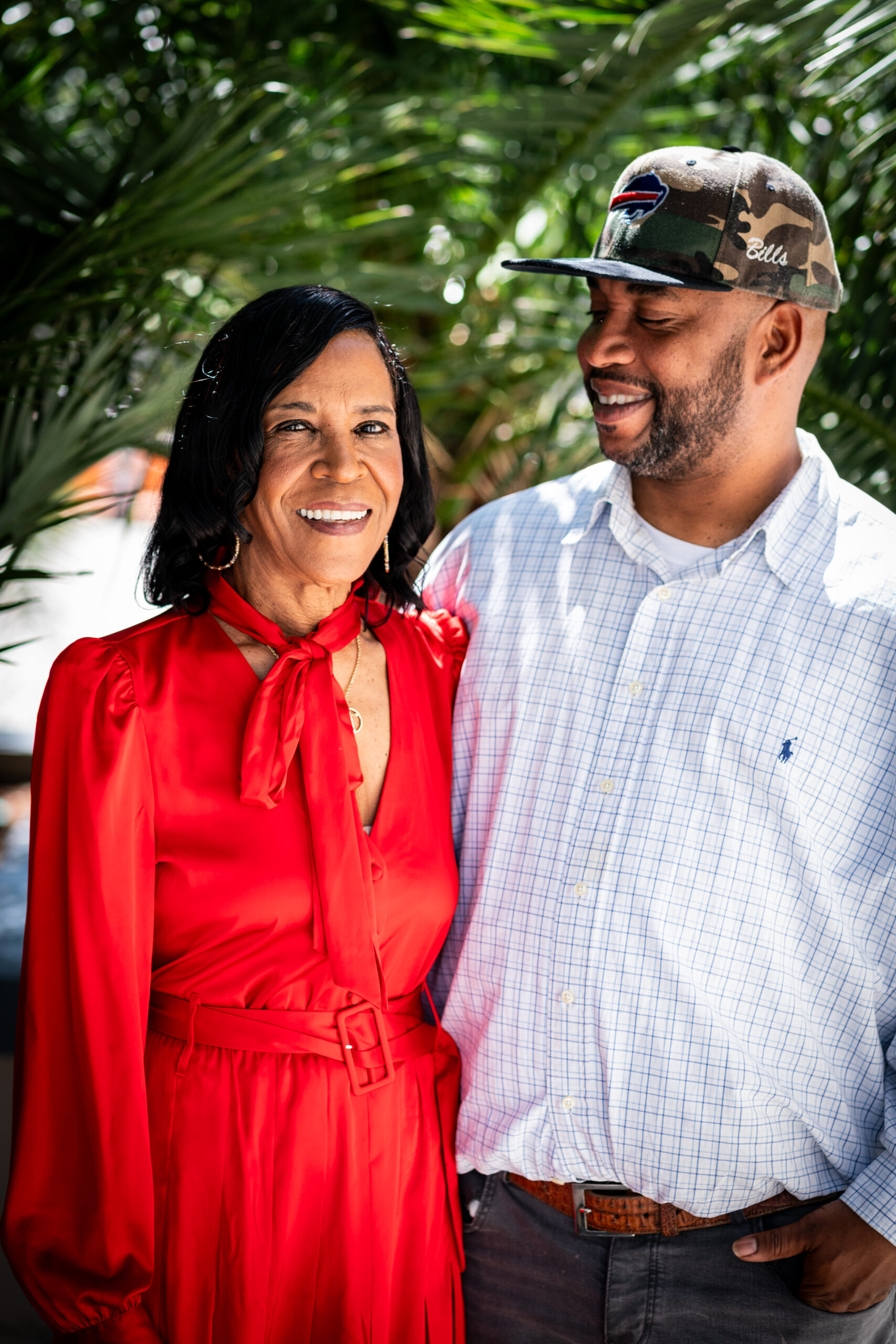 Renay Lynch and her son Rinaldo Moss at the Innocence Network Conference 2024 in New Orleans. (Photo: Claire Bangser)