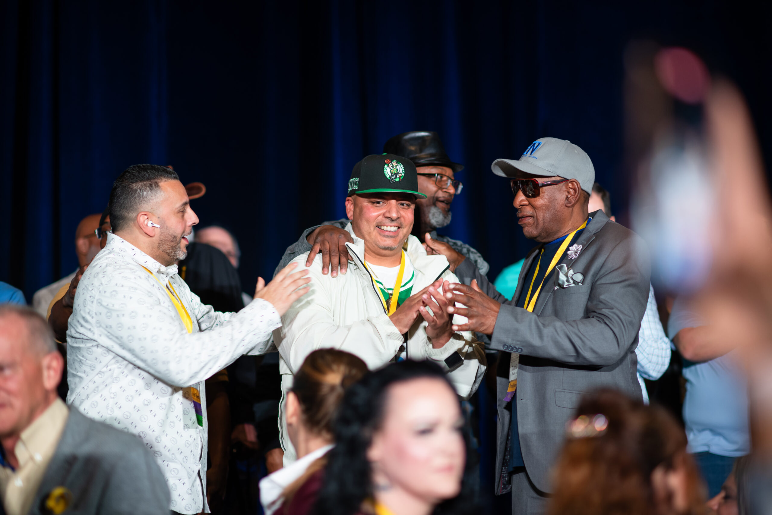 Freed and exonerated community members celebrate at the 2025 Innocence Network Conference in Seattle. (Photo: Lyra Photography for Innocence Project)